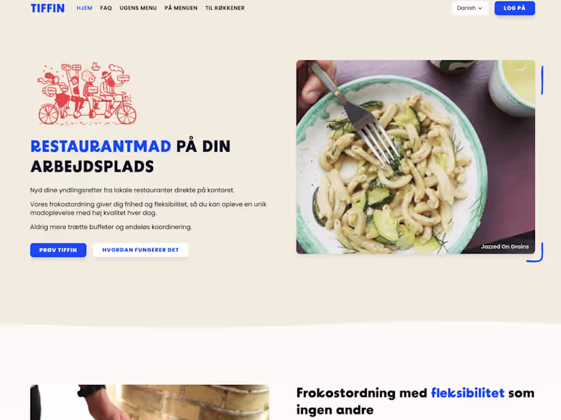 Cover image for Website for TIFFIN