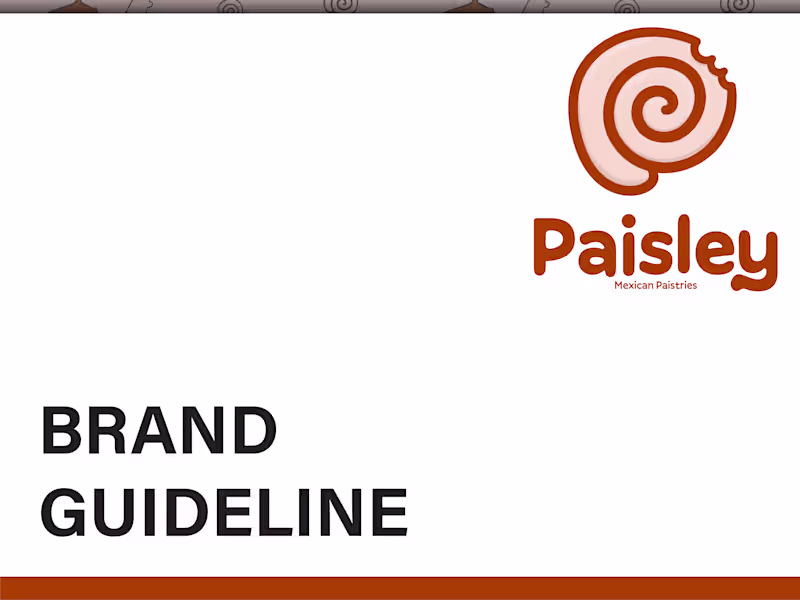 Cover image for Paisley Mexican Pastries
