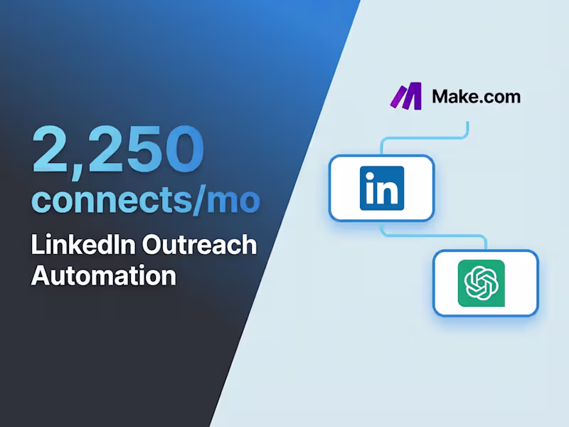 Cover image for LinkedIn Outreach Automation 