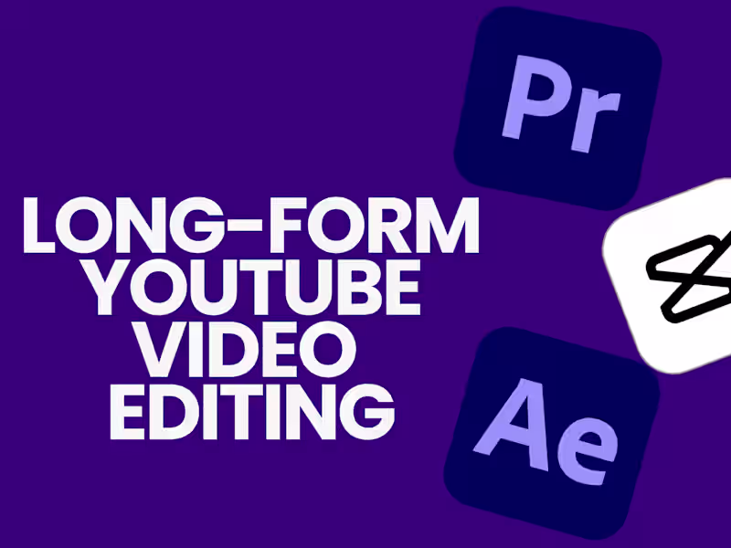 Cover image for Engaging Long-Form YouTube Video Editing & Storytelling