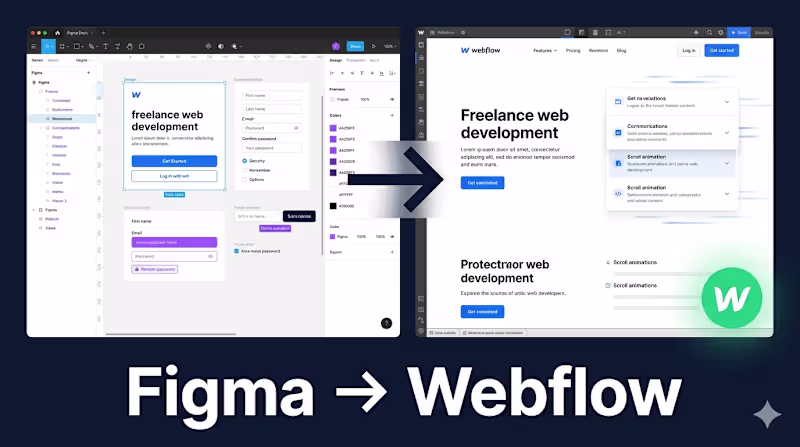 Cover image for Figma to Webflow Website Design & Development