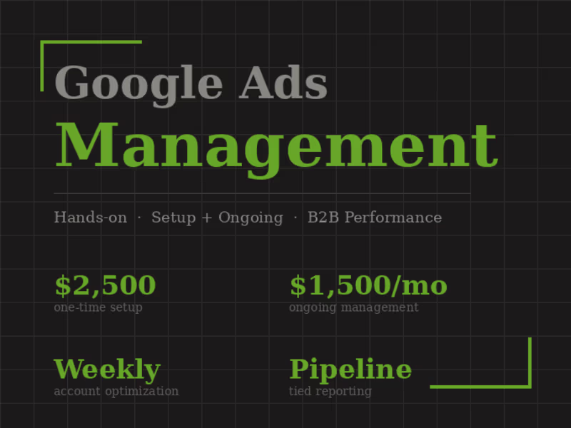 Cover image for Google Ads Management
