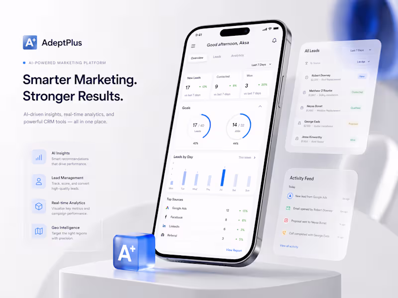 Cover image for Smart Marketing Dashboard