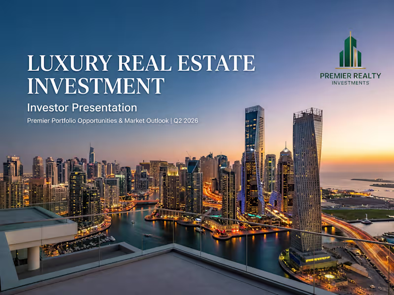 Cover image for Luxury Real Estate — Premium