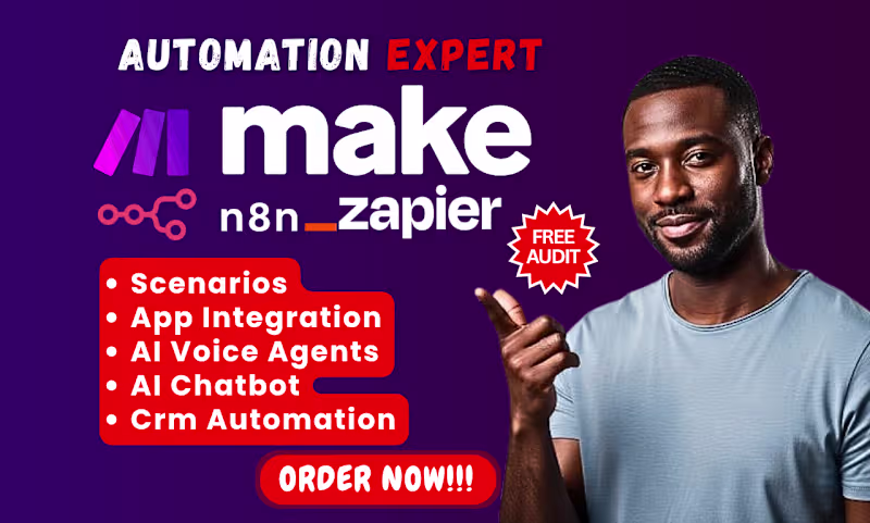 Cover image for I will setup, make com/n8n automation, fix make/n8n scenario