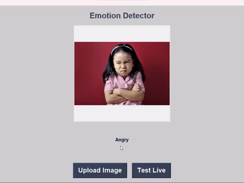 Cover image for Emotion Detector