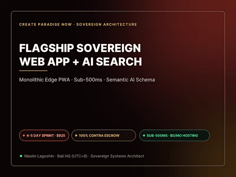 Cover image for Flagship Sovereign Web App + AI Search