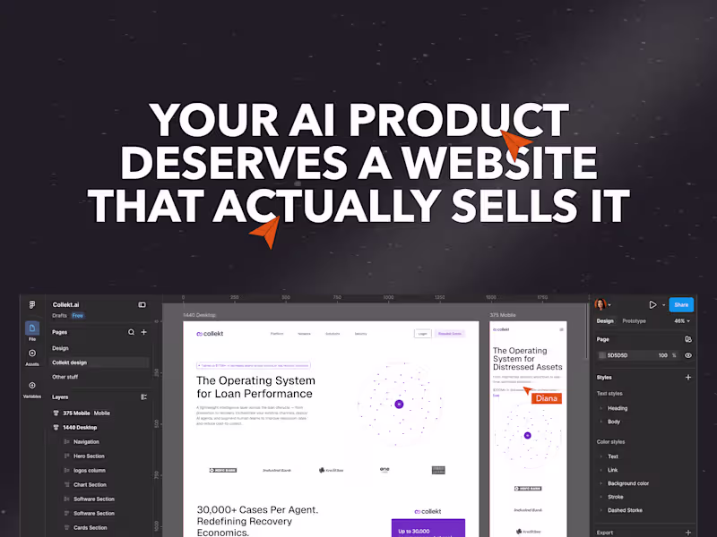Cover image for New Website Design for AI Startups. From Zero to Launch