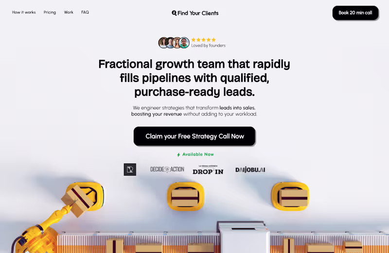 Cover image for Marketing Agency Landing Page Design Hero Section