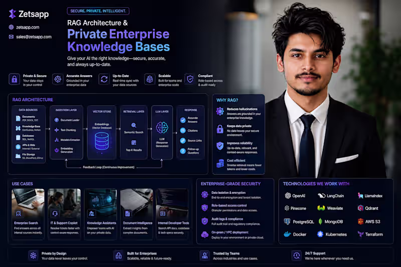 Cover image for RAG Architecture & Private Enterprise Knowledge Bases