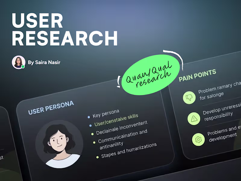 Cover image for User Research For Early Stage & Scaleups. 