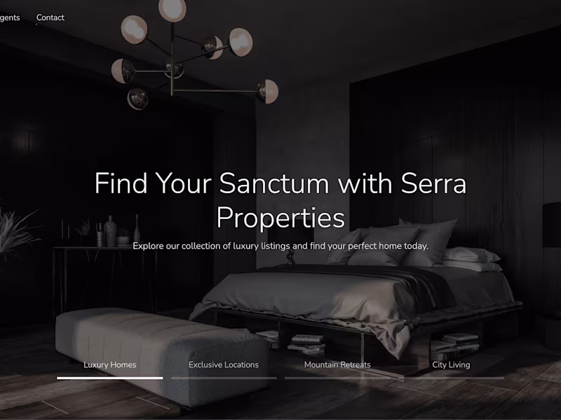 Cover image for Luxury Landing Page for Upscale Real Estate