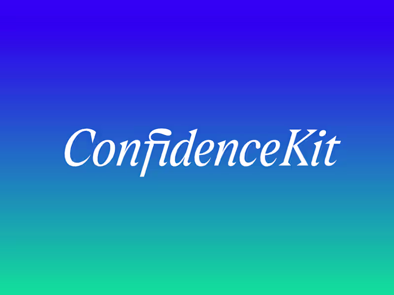 Cover image for ConfidenceKit | Let's craft a story that sells.