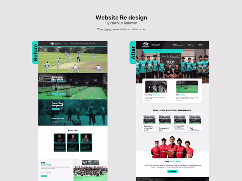 Cover image for Website Redesign