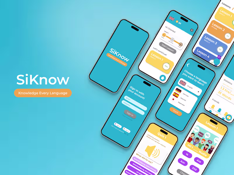 Cover image for SiKnow - Learning Language App