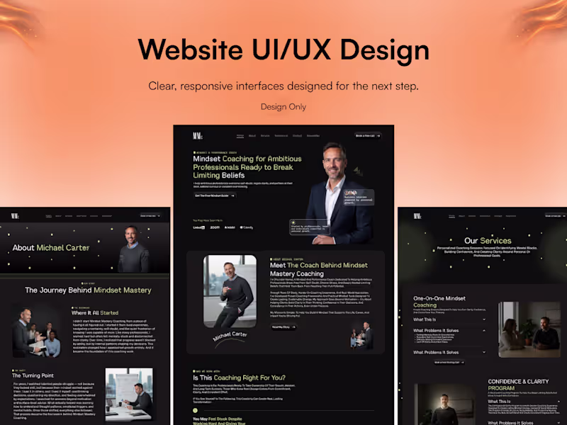 Cover image for Website UI/UX Design in Figma