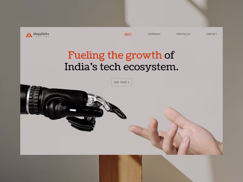 Cover image for MegaDelta Capital Figma to Framer Development (With Laniakea)