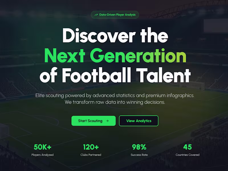 Cover image for Hey creators! ⚽✨ I’ve been working on a football scouting pl...