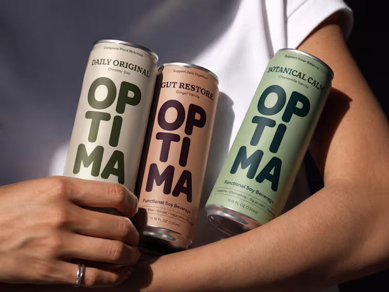 Cover image for OPTIMA Brand Identity & Packaging Design
