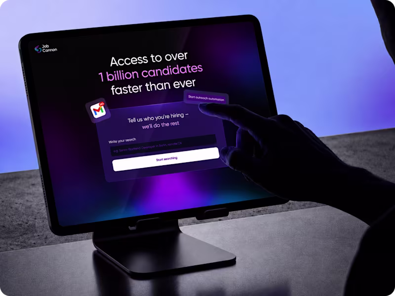 Cover image for Job Cannon | Candidate Search Platform Design