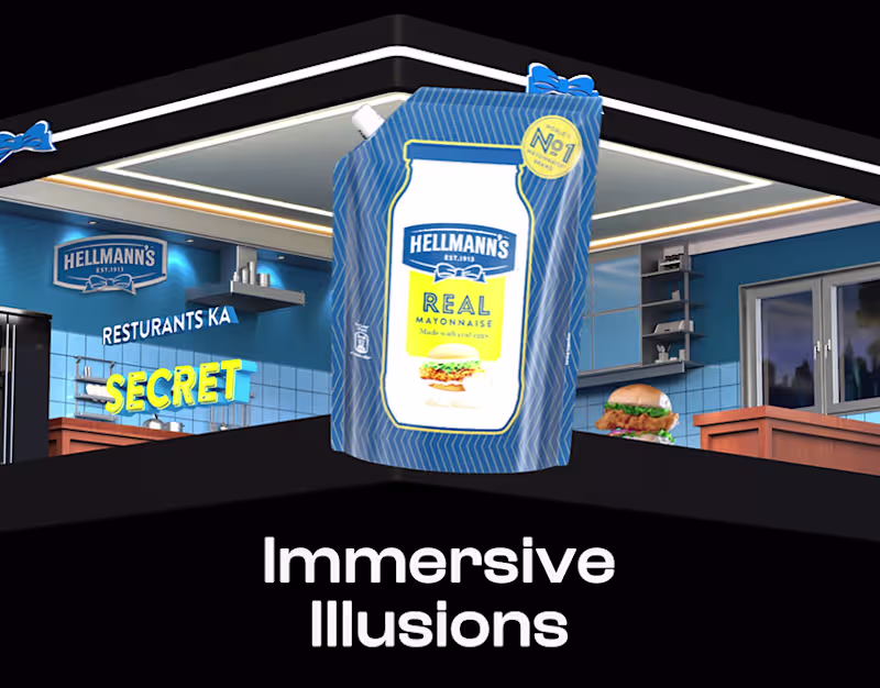 Cover image for Hellmann's 3D Anamorphic Billboard 