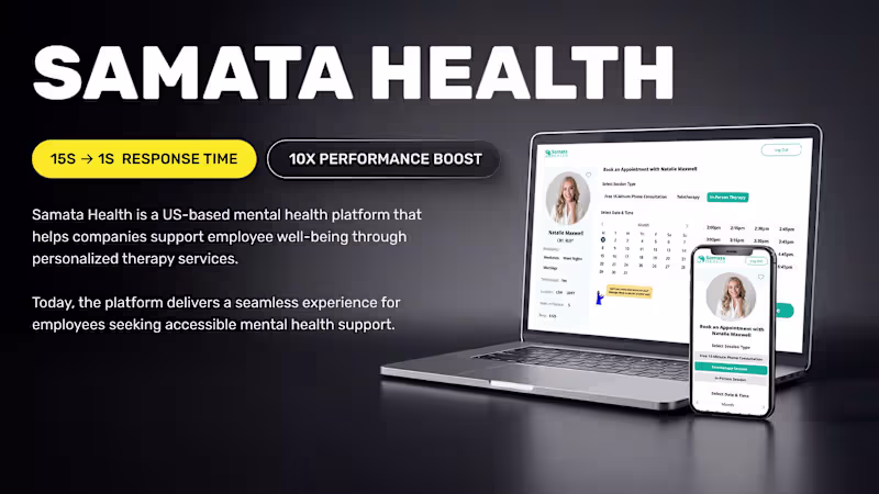 Cover image for 🧠 Mental Health Platform Performance Recovery