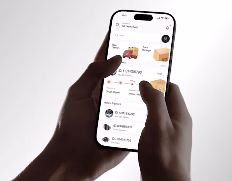 Cover image for Couriq Delivery UI UX | Mobile App | Orbix Studio