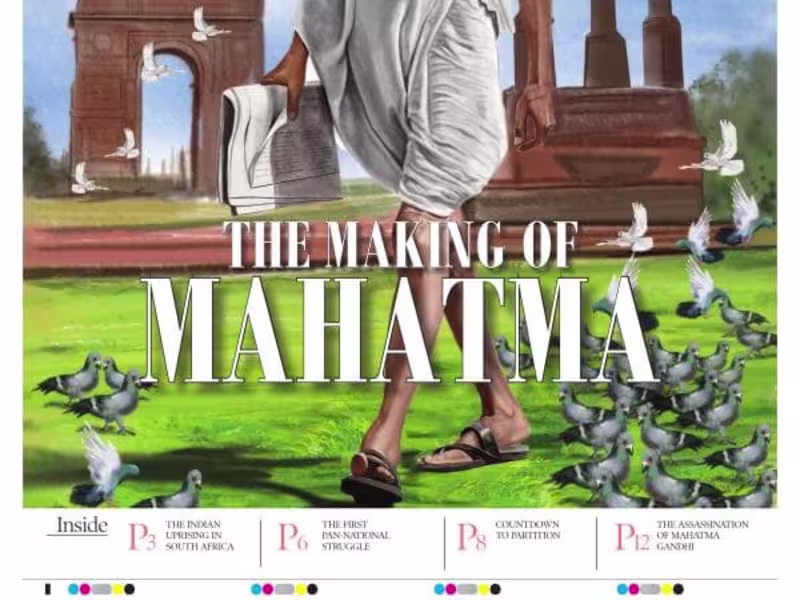 Cover image for The New Indian Express Group: The Making Of Mahatma 