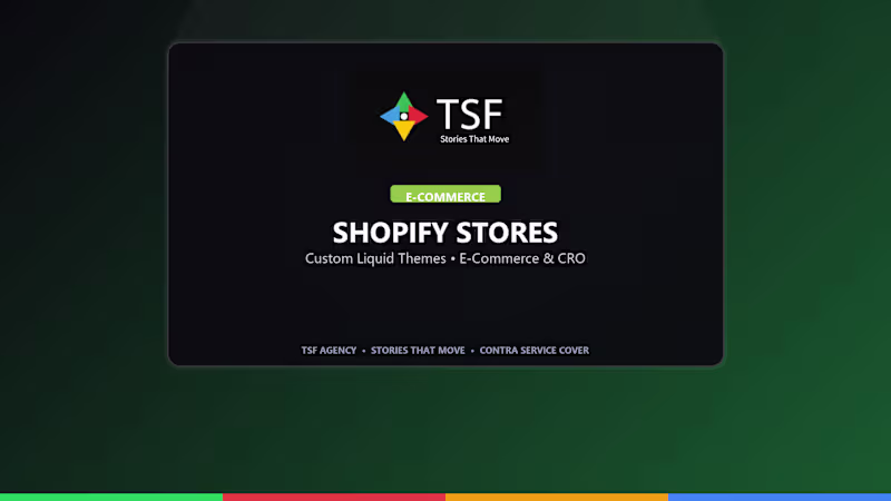 Cover image for Shopify Website Development & E-Commerce CRO