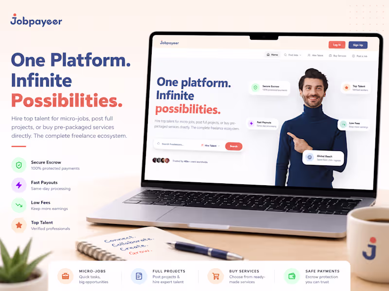 Cover image for Jobpayeer - A Complete Freelance