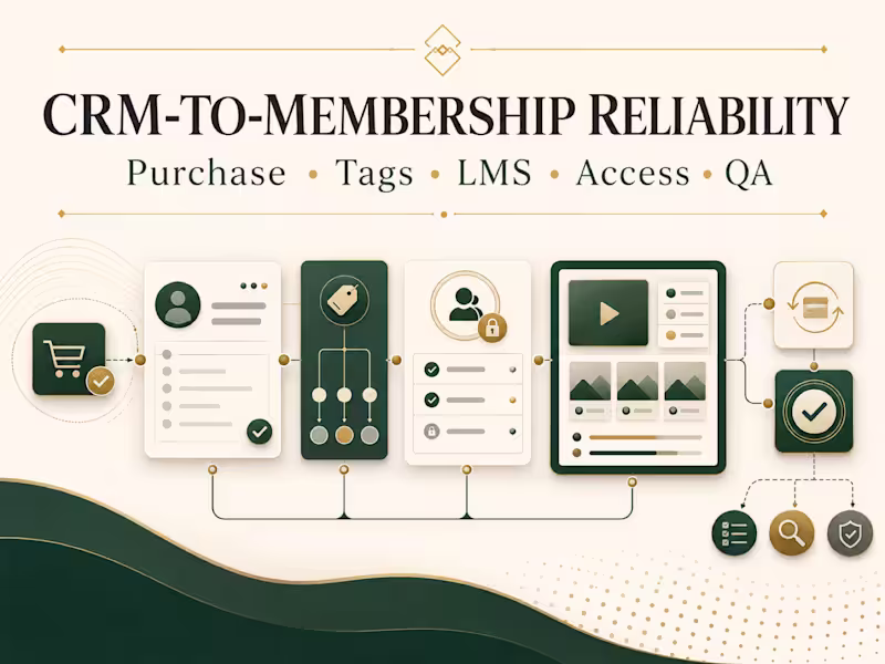 Cover image for CRM-to-Membership Access Reliability