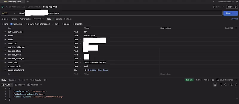 Cover image for Complaint Registration REST API with