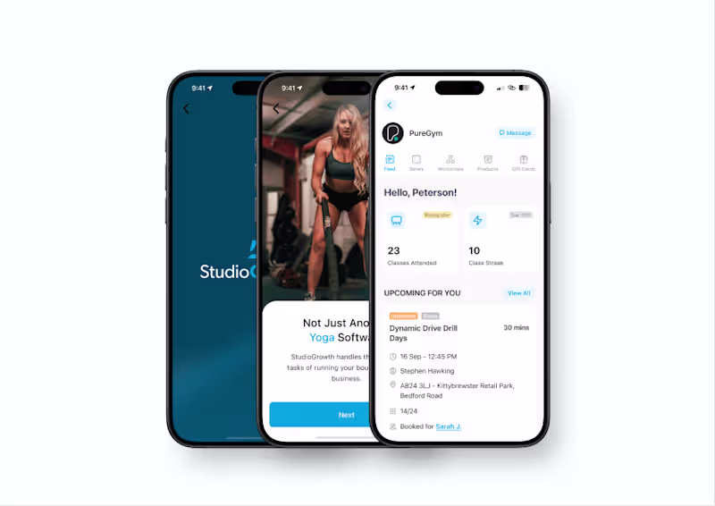 Cover image for Mobile app for a yoga studio - class scheduling (instructor)...