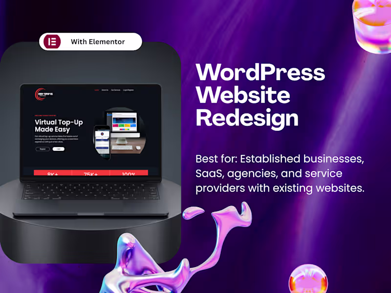 Cover image for WordPress Website Redesign & Conversion Optimization