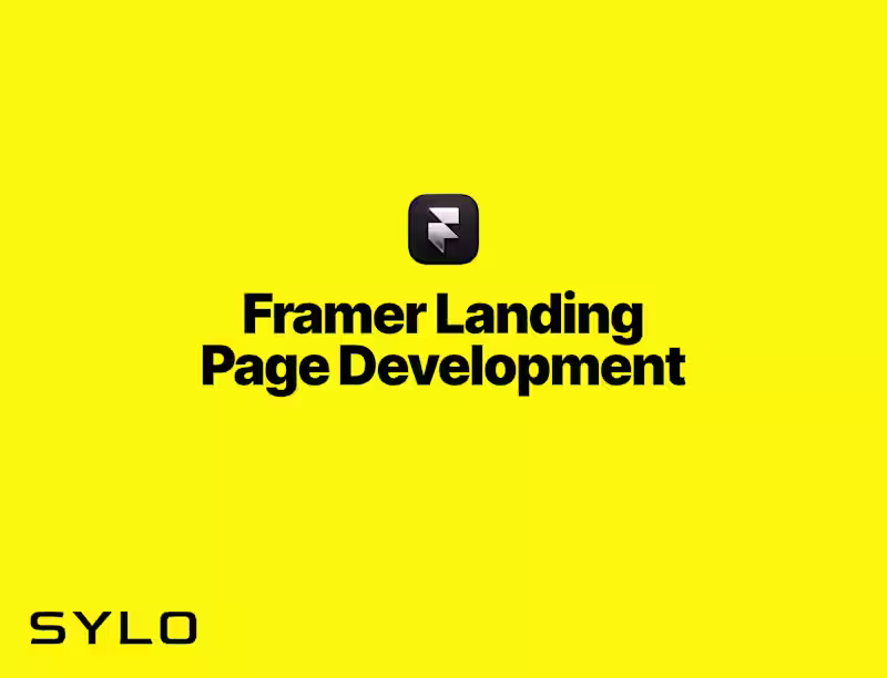 Cover image for Framer Landing Page Development