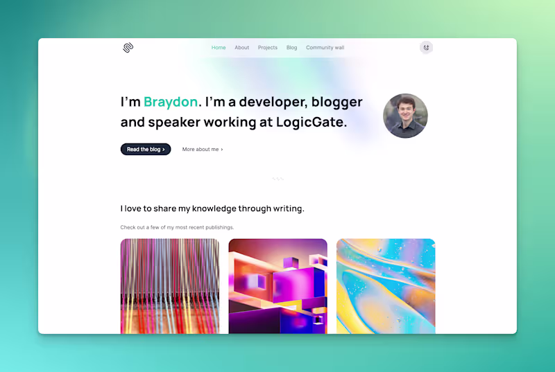 Cover image for Professional Portfolio and Blog
