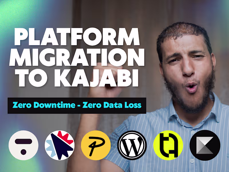 Cover image for Full Platform Migration to Kajabi, Zero Downtime, Zero Data Los