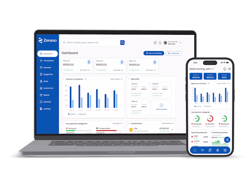 Cover image for UX/UI Design for Personal Budgeting