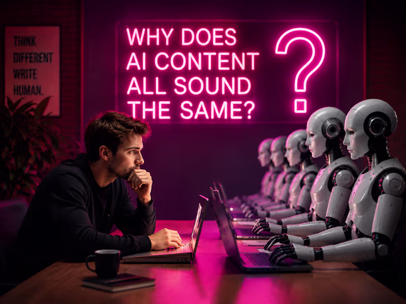 Cover image for So I wrote a deep newsletter on: “Why Most AI Content Sounds...