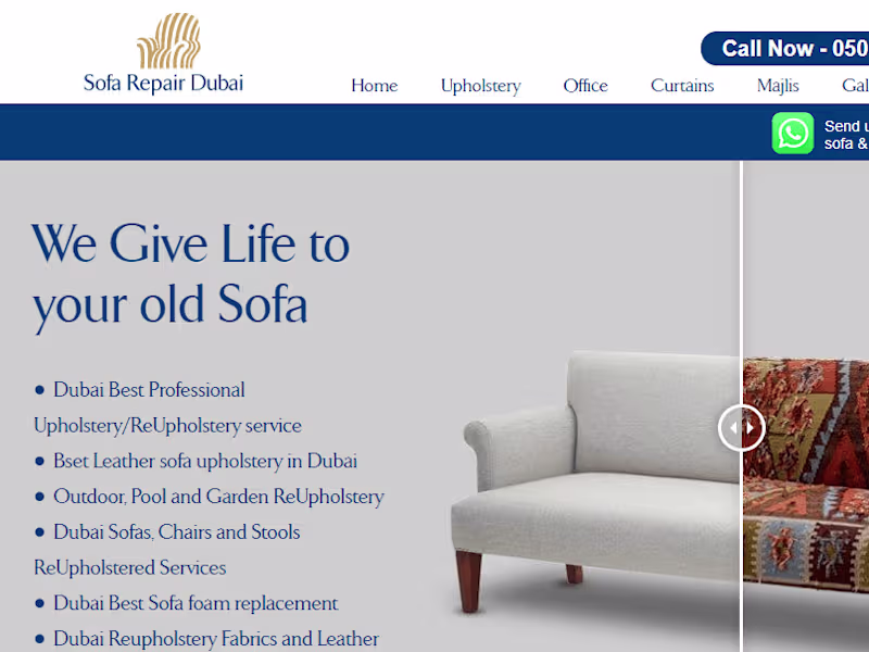 Cover image for SEO & Digital MArketing Services for Sofa Repair Dubai