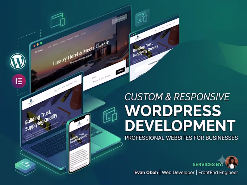 Cover image for Custom Responsive WordPress Development
