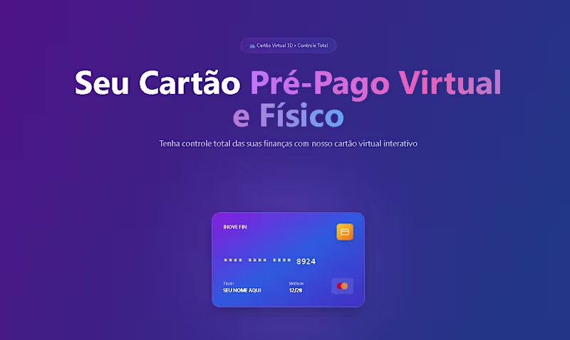 Cover image for Inove Fin - Finanças & Cartão Virtual