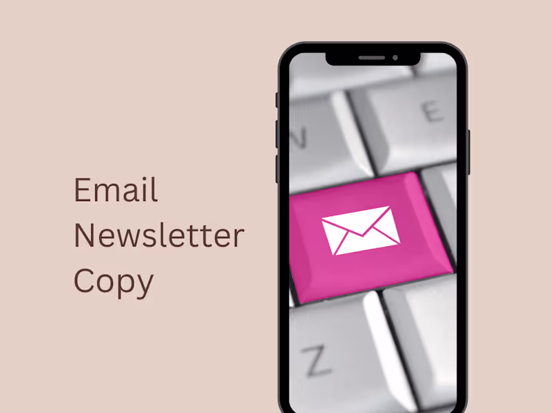 Cover image for Writing email copy for a food brand's newsletter