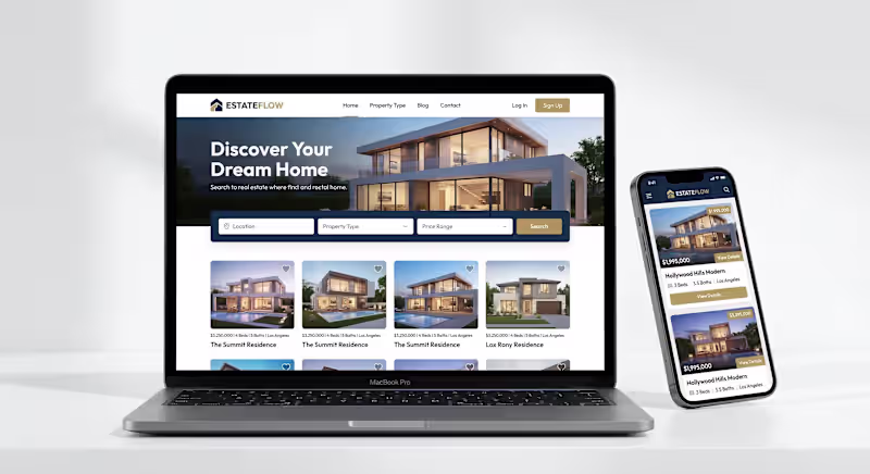 Cover image for EstateFlow is a modern real