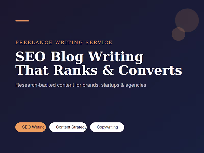 Cover image for Blogs writing 