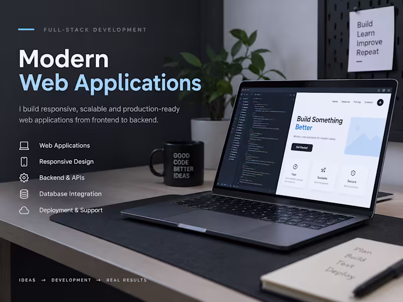 Cover image for Full-Stack Web Development