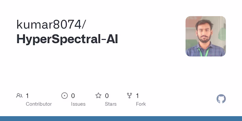 Cover image for Hyperspectral Image Classification with CNN and AE