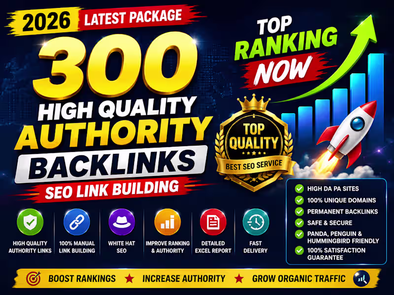 Cover image for I Will Build High-Quality SEO Backlinks to Improve Google Ranks