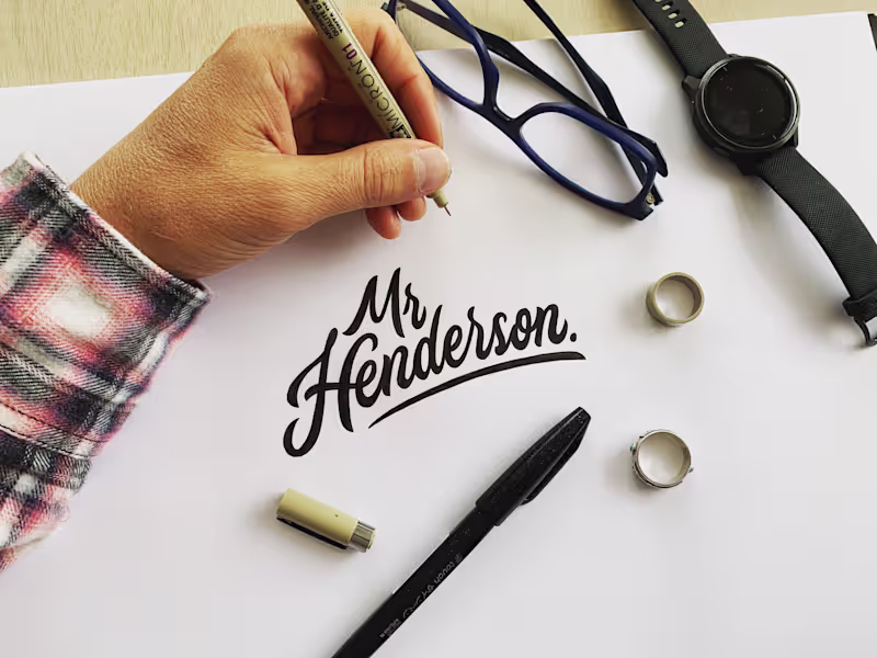 Cover image for Mr Henderson Logotype