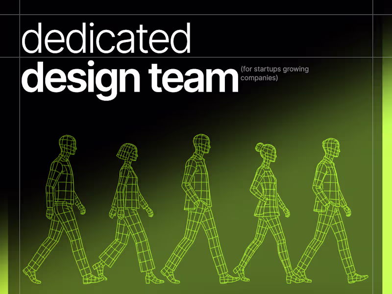 Cover image for Dedicated Design Team for SaaS & B2B Products